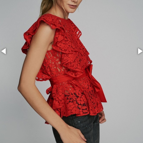 NWT- Marissa Webb Lace Top - Picture 3 of 10